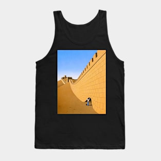 guy billout - Great Wall of China Tank Top